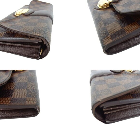 824197AM (G2) Louis Vuitton Wallet Long Brown Damier - Picture 6 of 11